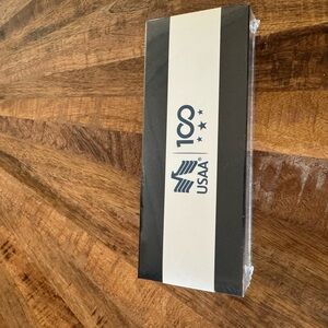 Cross Ballpoint Pen Satin Chrome USAA 100 Anniversary New in Box